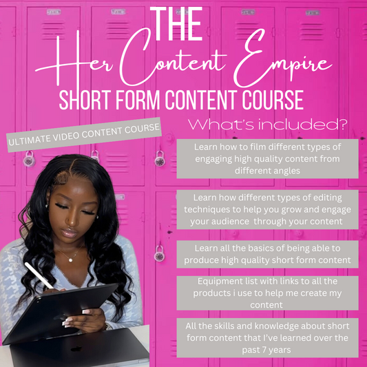 Her Content Empire Short Form Content Course