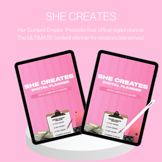 SHE CREATES Digital Planner