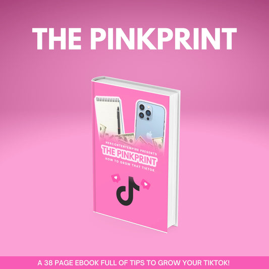 The PinkPrint Tiktok Growth Ebook