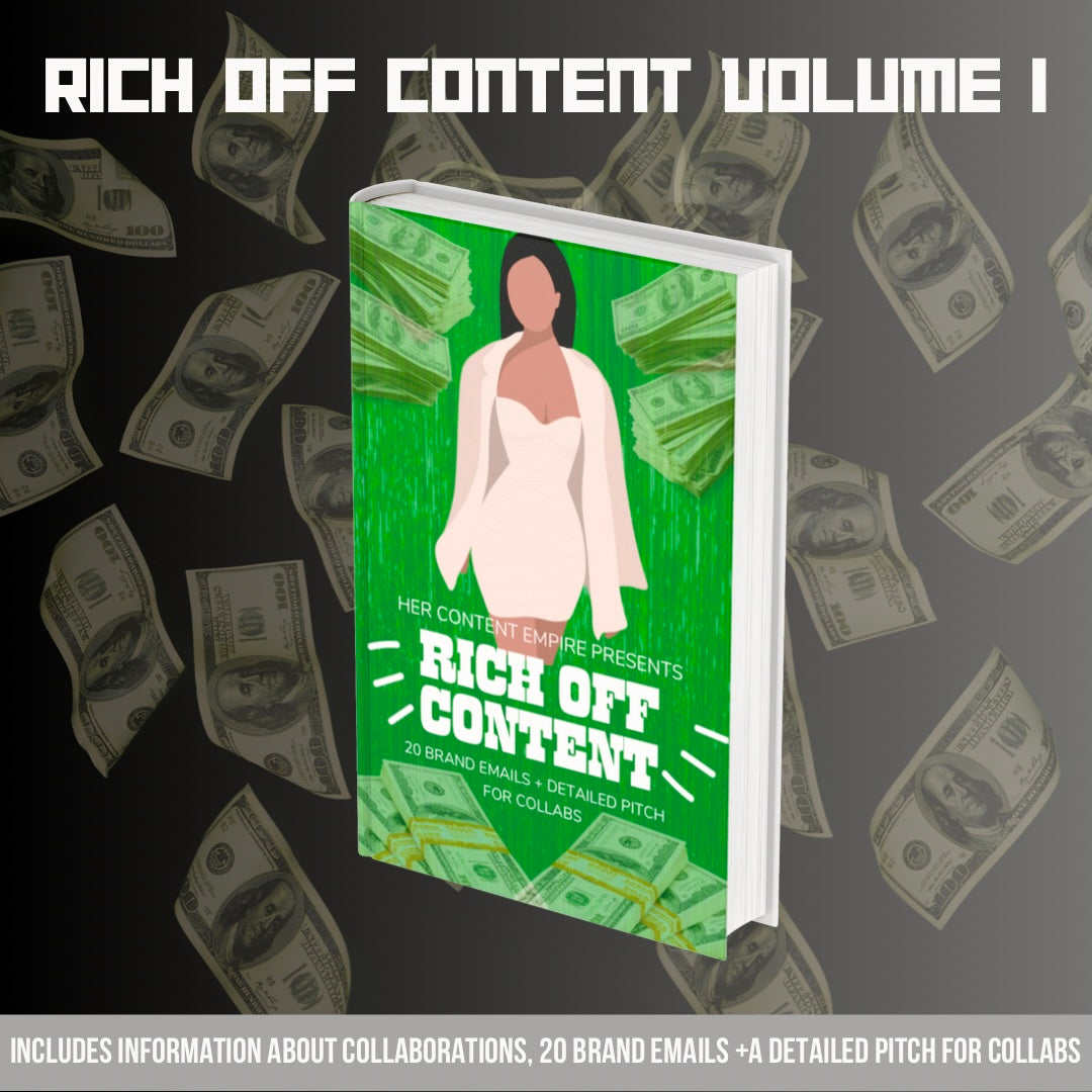 Rich Off Content Ebook Vol 1